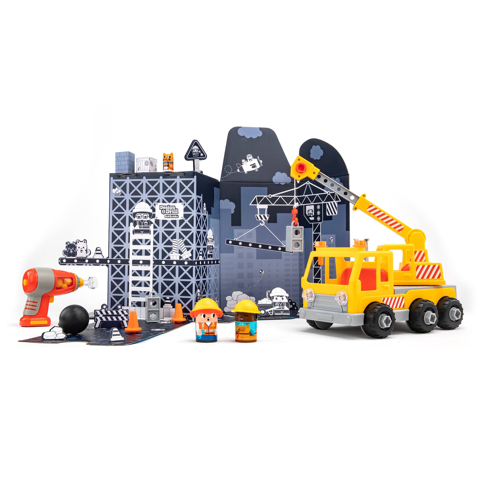 Educational Insights Design & Drill® Bolt Buddies® Crane Set